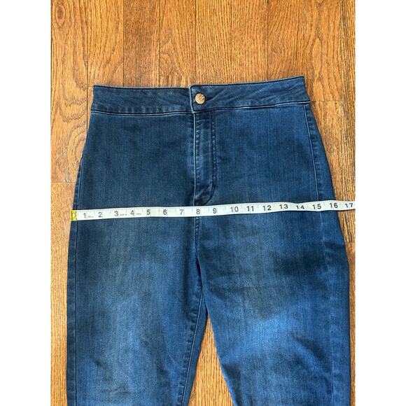 Guess LA Stretch Skinny Jeans High Waist Jeggings SZ.  27- 28 MED Blue Wash EUC - Picture 6 of 10